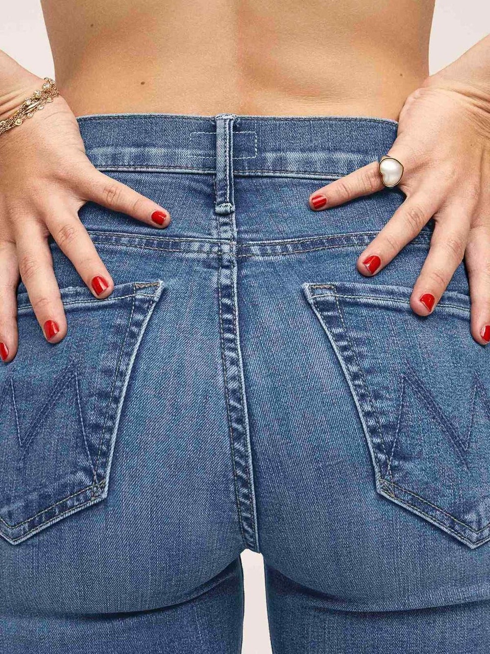 NWT Size 31 Mother Denim The Hustler Ankle Fray Jeans in Healing Jar - Picture 2 of 12